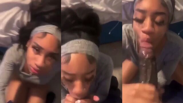 The man gave a part of his wad of spittle to the girl