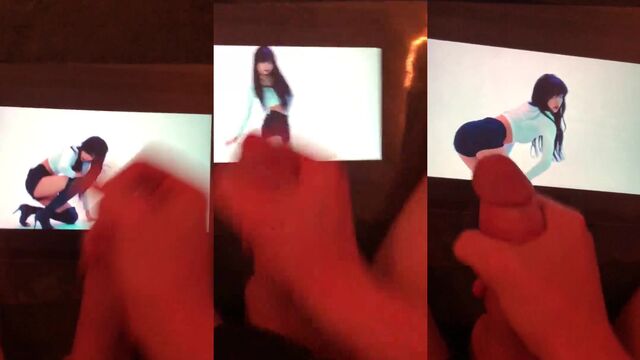 Kpop inspired Asian beauty Helsie delivers a hot cumtribute