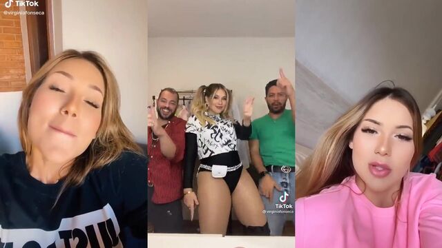 The loira gostosa talks dirty and shows her Brazilian ass in a solo video
