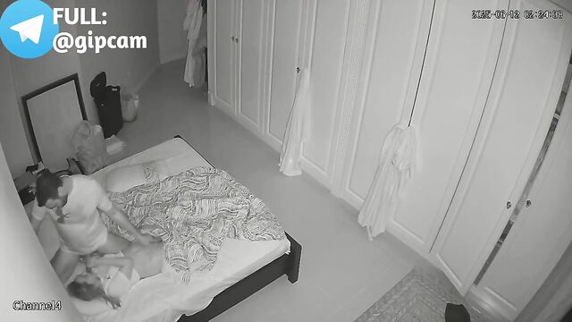 Voyeur couple enjoy hidden cam show and get caught