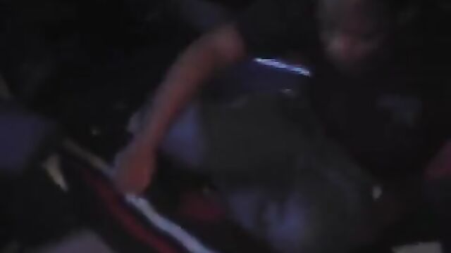 Ghetto crackhead gets a sloppy blowjob from a streetwalker