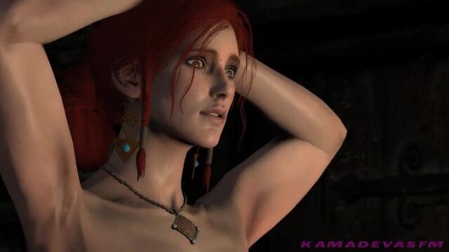 vk.com/watchgirls Rule34 The Witcher 3 Ciri Triss Yennefer sfm 3D porn sound 1min