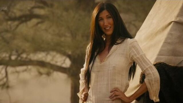 Jackie Sandler Nude (see-through) - The Ridiculous 6 (2015) HD 1080p Watch Online / Джеки Сэндлер - Нелепая шестёрка