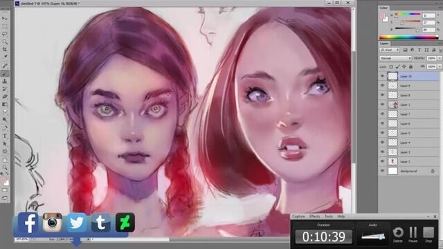 Coloring Tutorial - Purple Tint - _Wendy_
