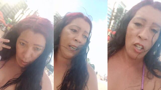 Hot MILF Maluquinha Dinha tries on sexy lingerie for YouTube