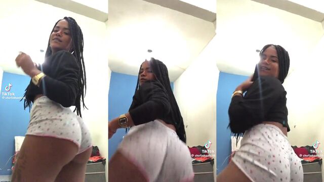 The most beautiful brown skin you will see today with a great ass