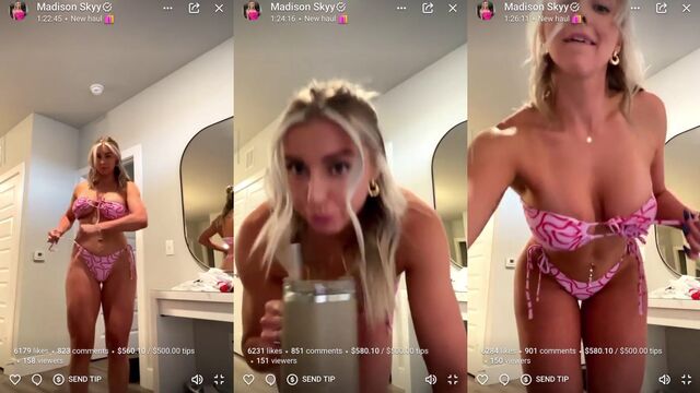 Madison Skyy gets her pussy stuffed with cock in an intense scene
