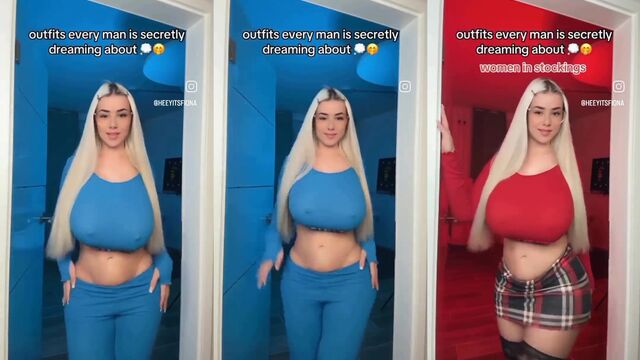 Bouncing ass of Latina with glasses in stockings