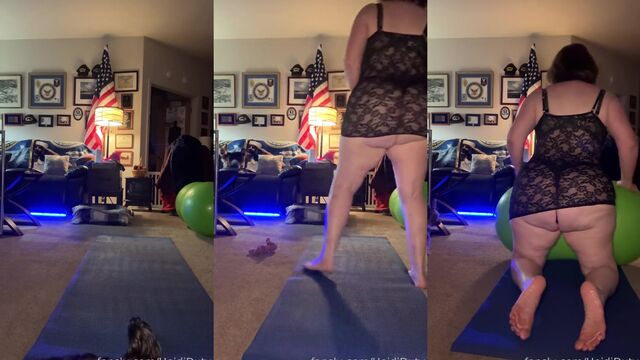 A mature woman with big ass enjoys getting fucked hard