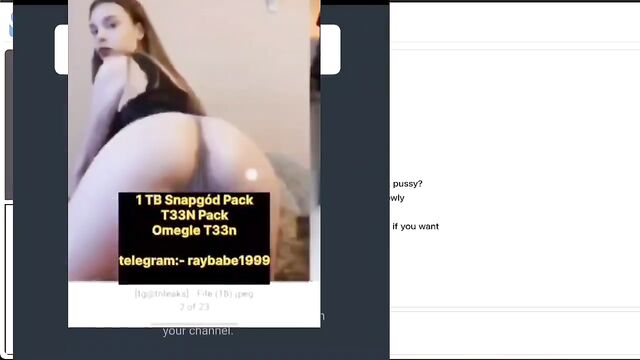 An Asian Indian is having fun on Omegle and showing her body