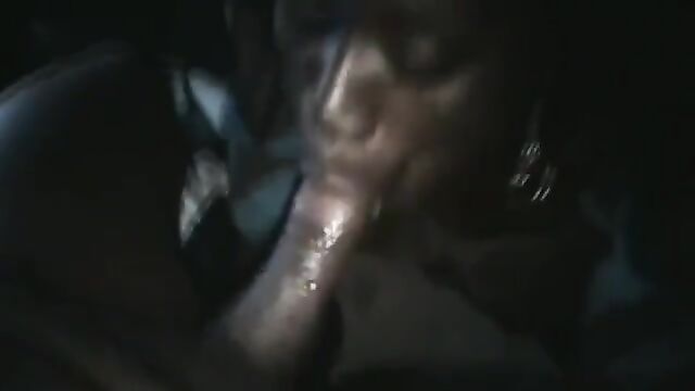 Sloppy blowjob from a streetwalker crackhead in exchange for dope