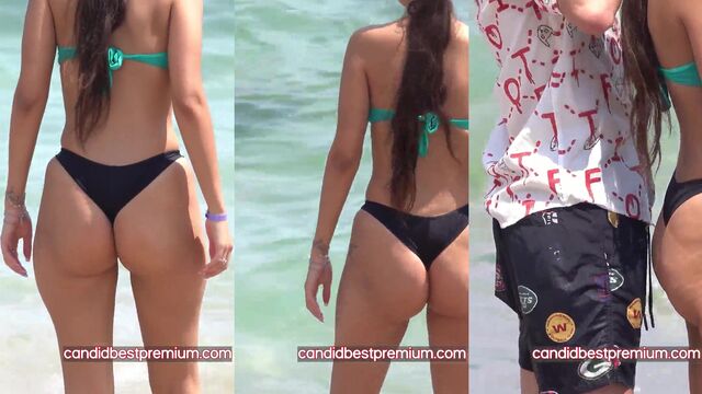 Ebony PAWG twerks in spy cam caught candid moment