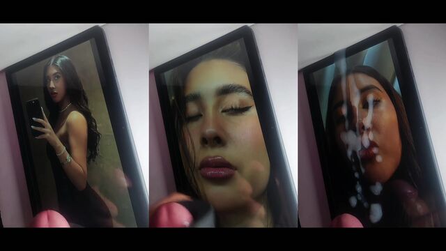 A tribute to Odette with a cumshot ending, just like the cumtribute style seen in similar videos