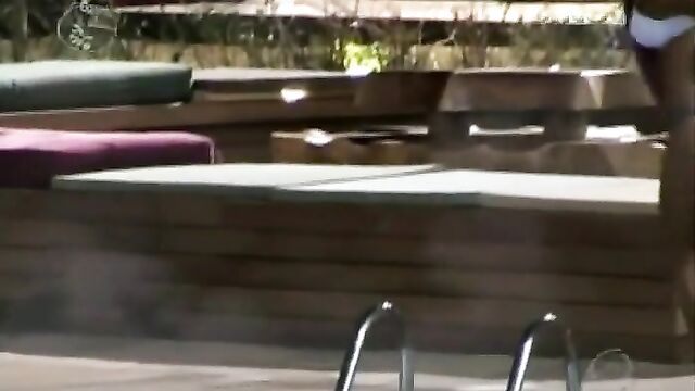 Compilation of the best scenes with Brazilian girls at the pool