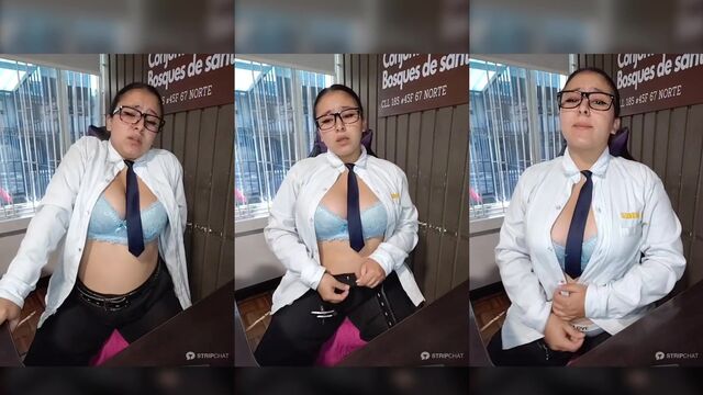 I got fucked by a slut at work in a steamy Colombian encounter