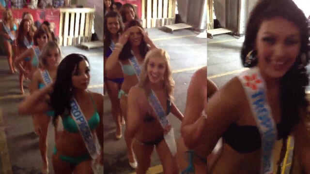 Bikini contest with hot girls is the best