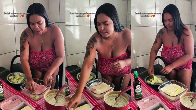 A fat black chick with big boobs got her huge tits exposed on Instagram