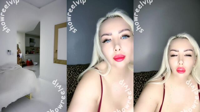 A sexy escort girl with big tits has sex in tango style
