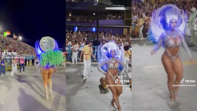 Bikini-clad influencer shows off her dancing skills