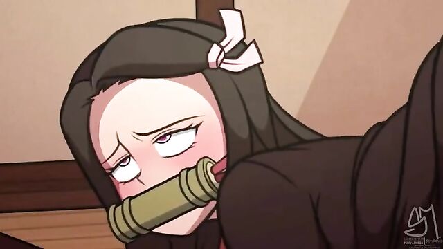 Hot Mitsuri and Nezuko did Beautiful Lesbian Fuck - Demon Slayer Animated Hentai