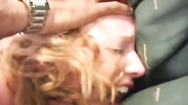 White girl takes a huge black cock in her mouth and pussy in this hot video