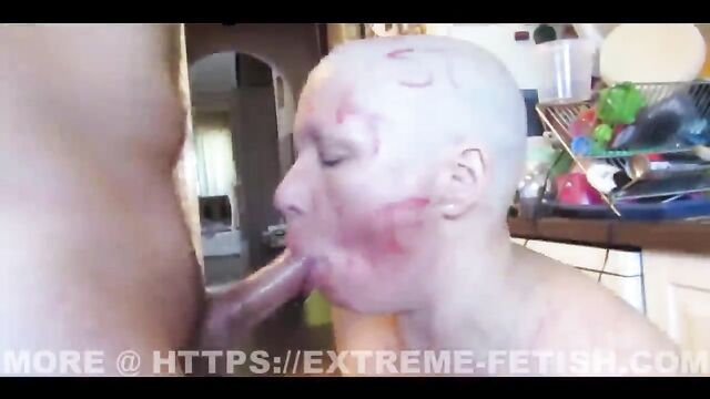 Submissive wife gets slapped and dominated as a slut