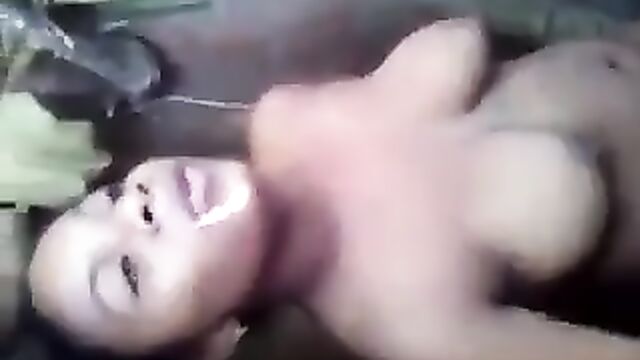 The blonde amateur sucks and licks her friend's cock with funk playing