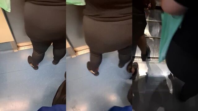 Hot Brazilian ass with coroa rabuda gets fucked hard in a legging
