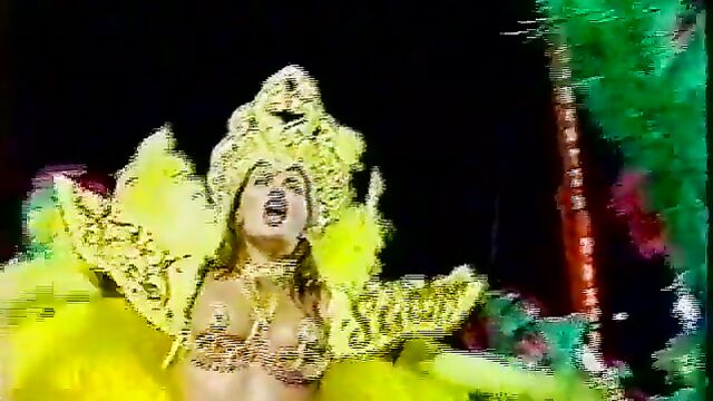 Topless Brazilian beauties get body painted as panthers for Carnaval