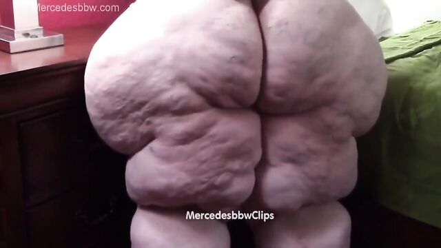 Fat SSBBW shows off her huge belly and amazing ass twerking