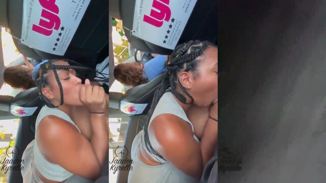 I made my UBER driver touch me and I came, I am so nasty