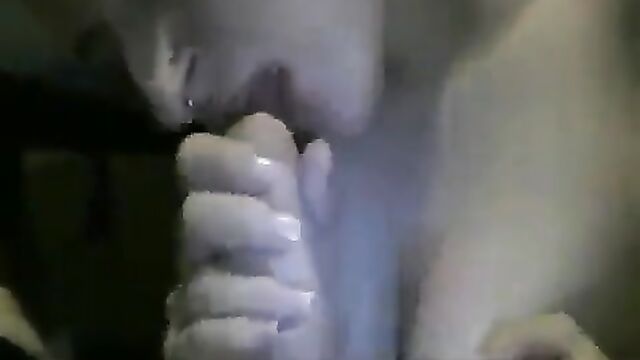 A big-breasted babe gets her tongue pierced and fucks with her GF
