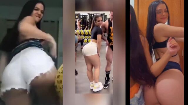 Fit young girl Maia shows her amazing curves in bikini on TikTok