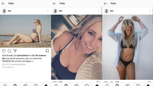 Fap Videos featuring Dutch celebrity Dee Van der Zeeuw in action