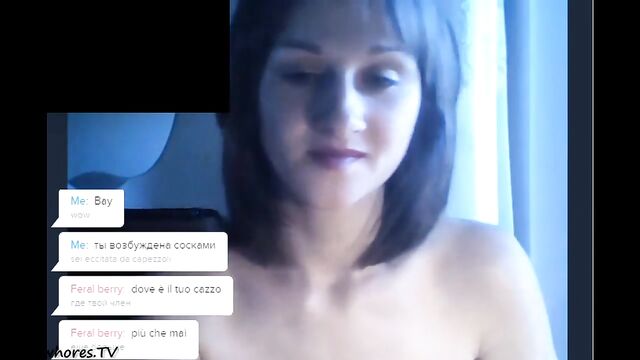 Naughty amateurs chatting, laughing and fucking each other