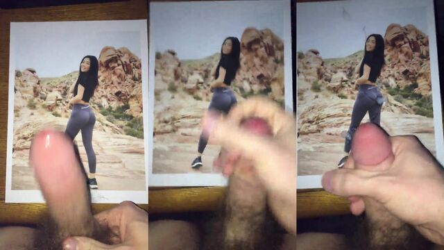 Suki Lu's cumtribute video with a deathcore drummer