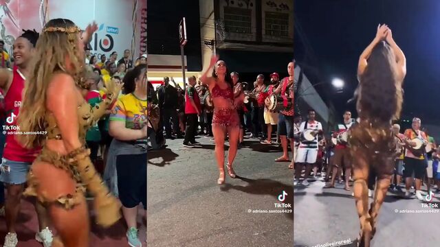 Famosinha is a famous TikTok star known for her booty, shot in POV