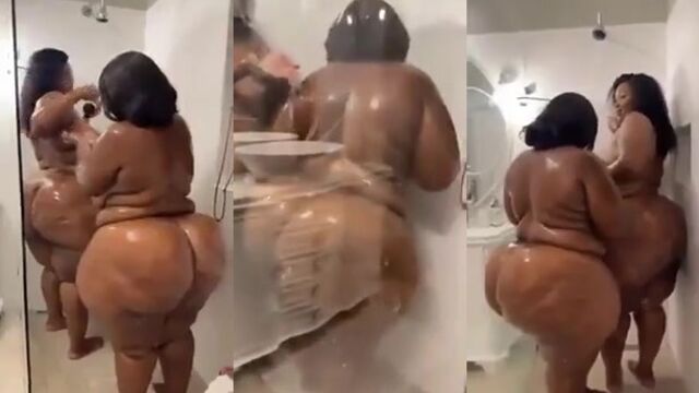 Juicy black ass gets eaten out and spanked in the bedroom