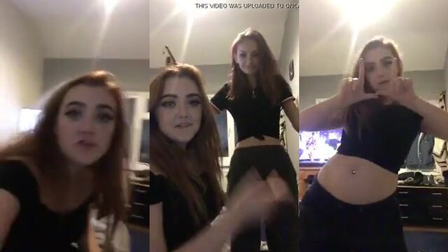 A sexy girl is doing a periscope show and teasing her viewers