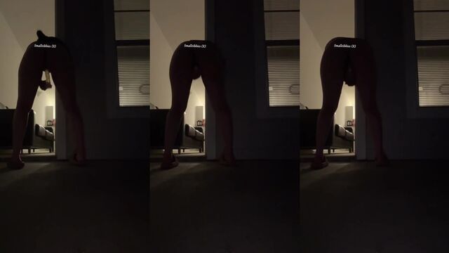 A young guy fucks her ass and pussy in different poses