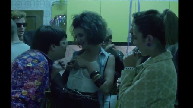 A hot lactating scene with a girl with big milk boobs
