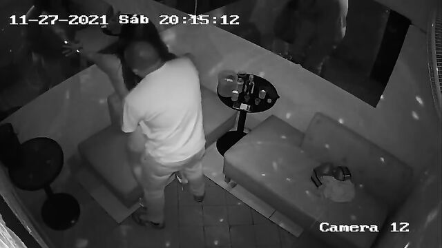Spy cam in stripclub, hidden camera captures all the action