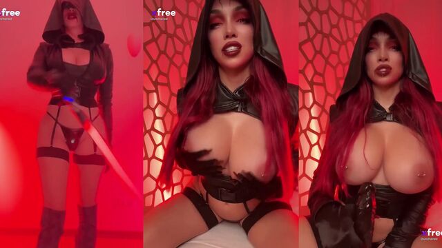 Cosplay JOI with a beautiful and thick Egirl who loves to masturbate