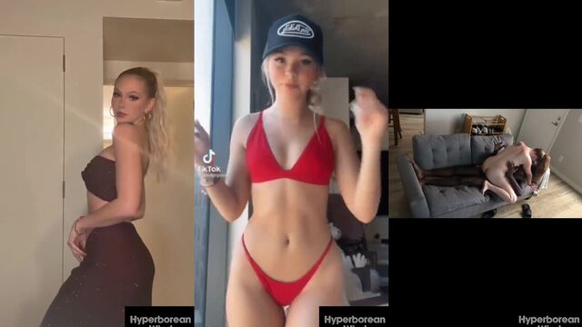 A white girl is getting fucked by a BBC and she loves it