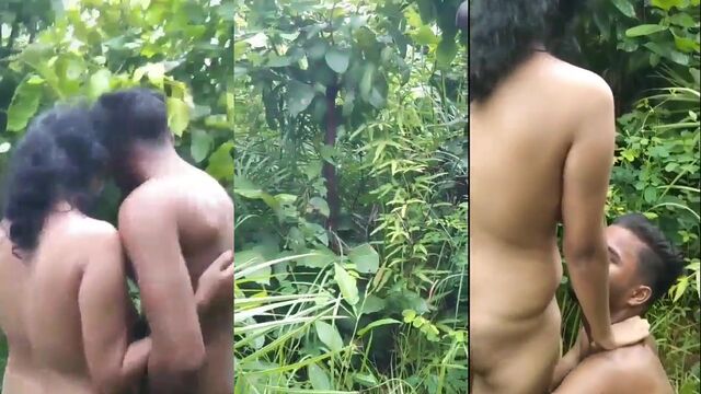 An Indian couple is fucking on the bed without any clothes
