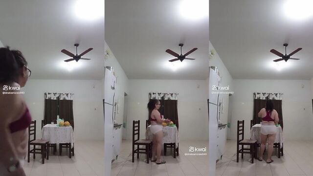 Old woman shows her holey ass during a hot granny sex scene