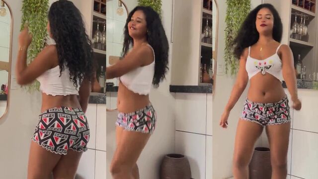 Famous influencer does TikTok dance challenge and gets intimate | StayWithAss