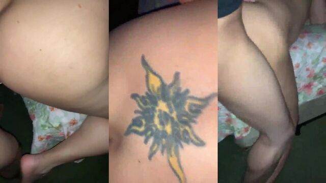 Boricua girl fucked in her ass by a big dick in a steamy session