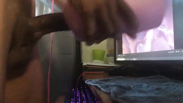 Emelie gets her pussy filled with a massive Bad Dragon creampie