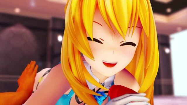 MMD_Mirai_Akari_Dye_Your_color_3D